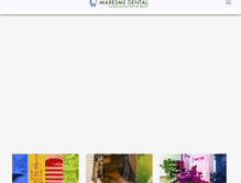 Tablet Screenshot of maresmedental.com